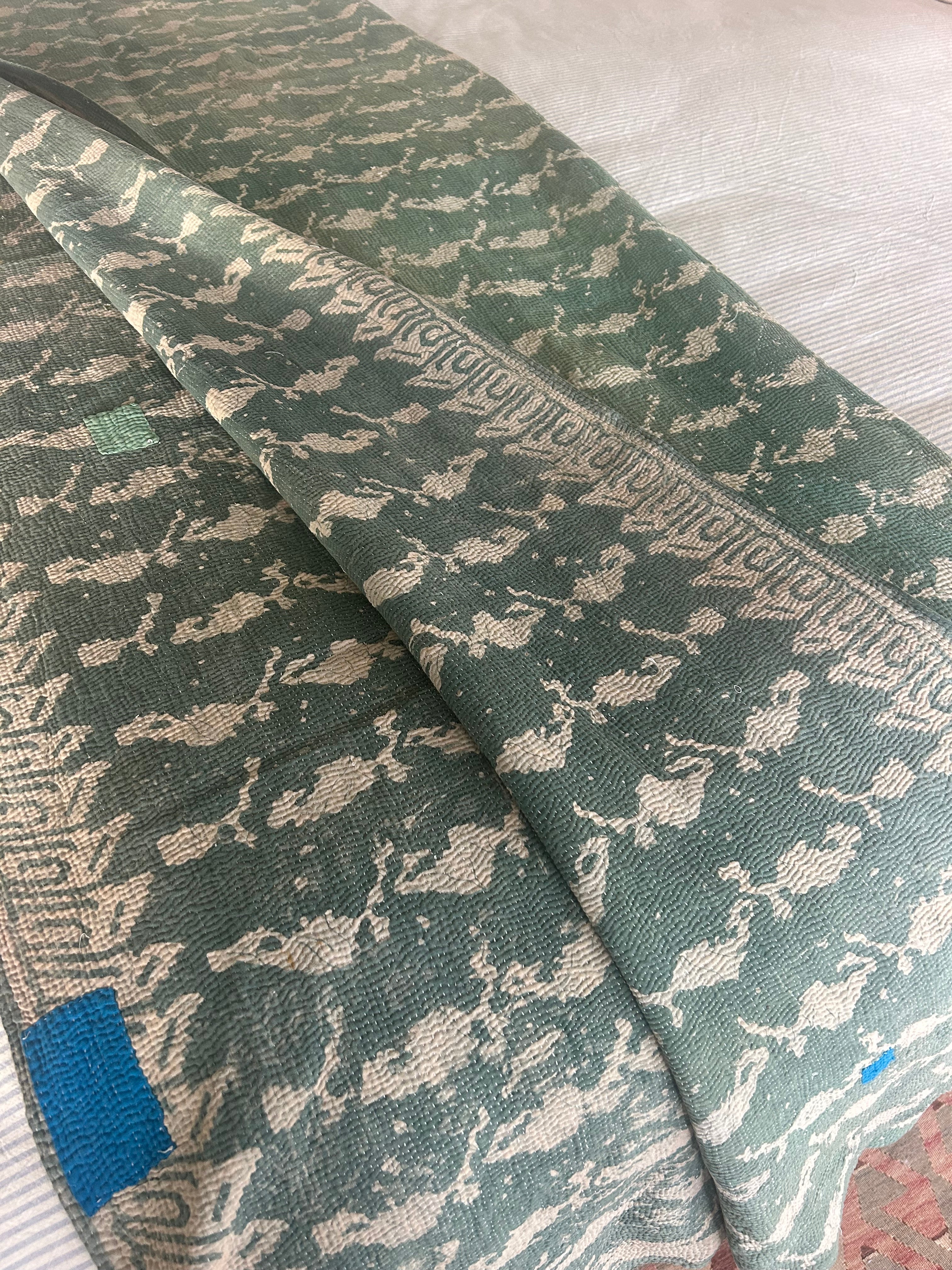 Vintage Kantha Quilt 5 - 136 x 203cm