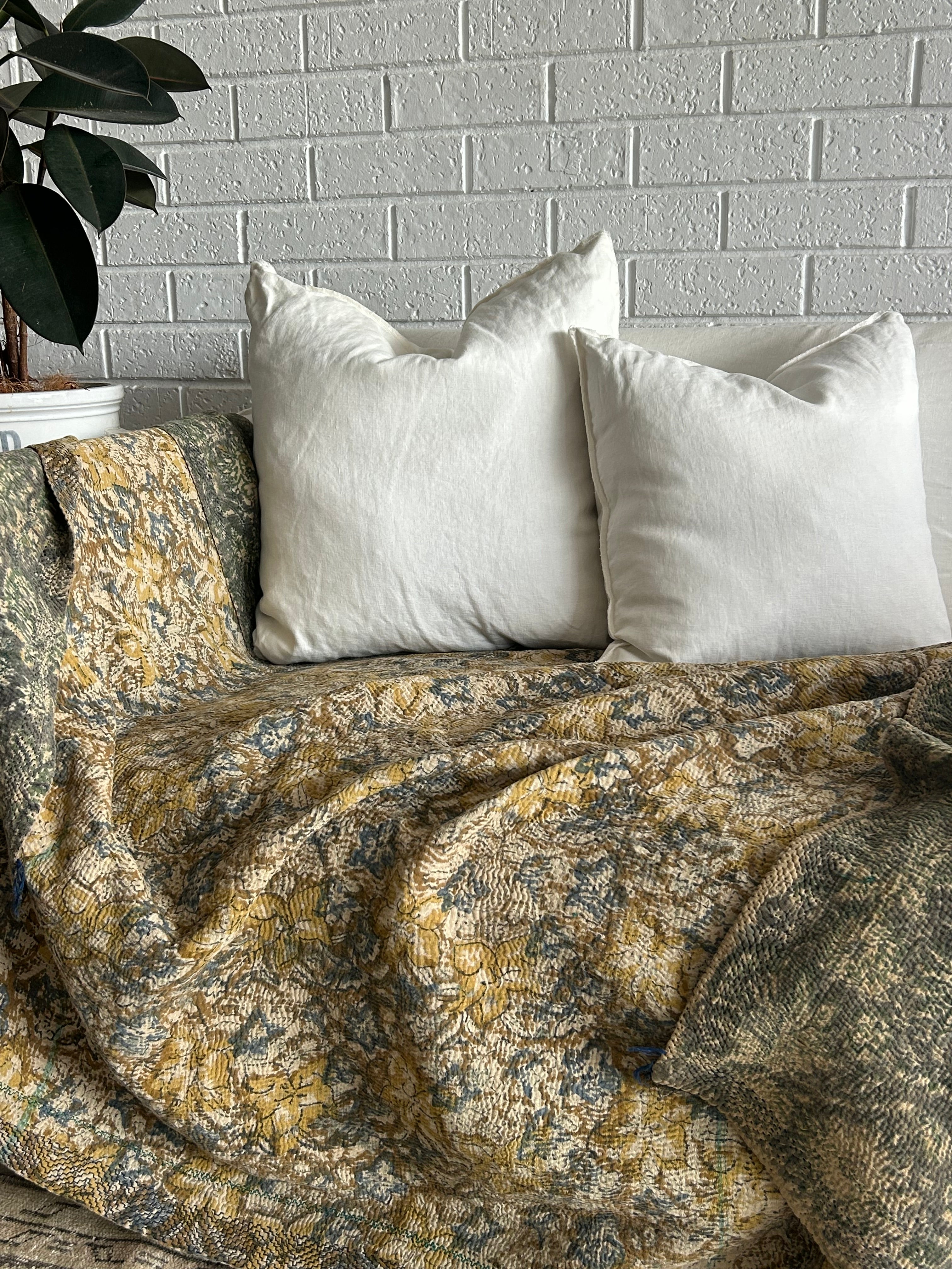 Vintage Kantha Quilt 2 - 130 x 196cm