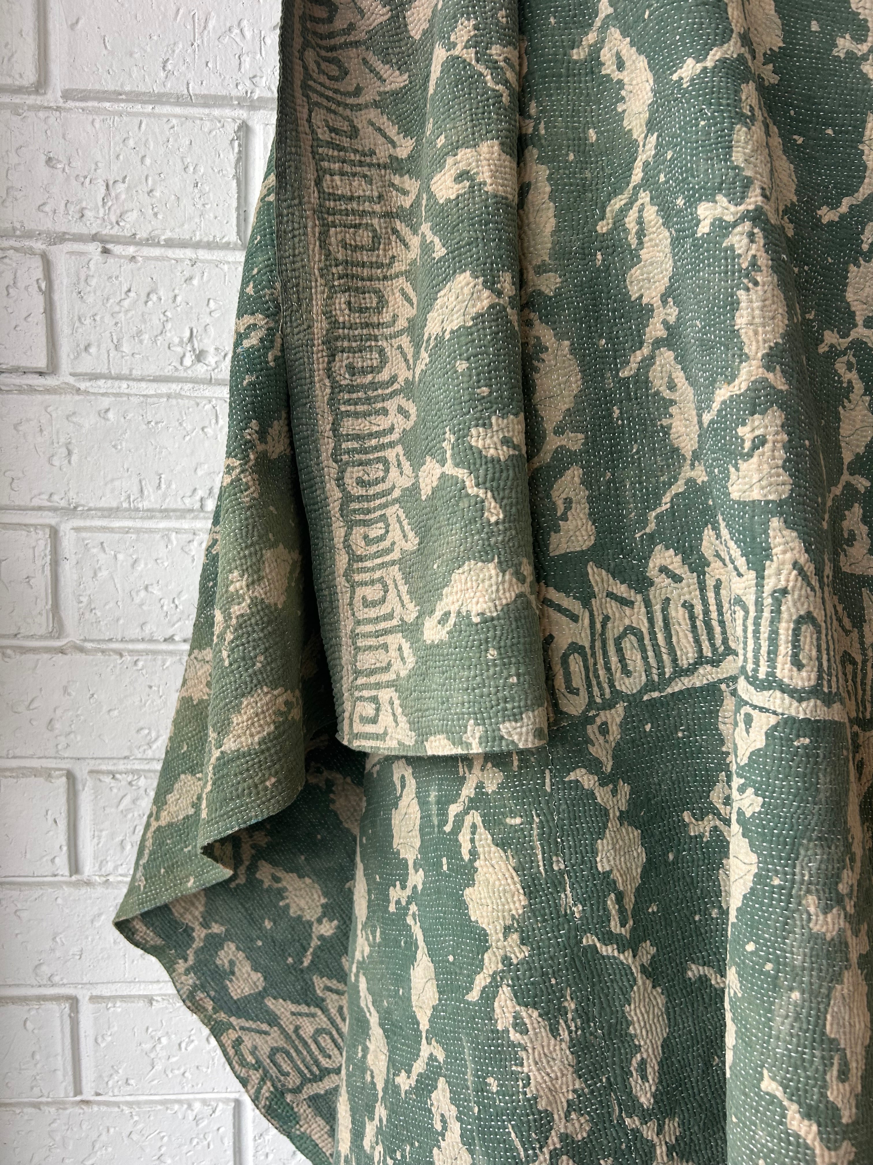 Vintage Kantha Quilt 5 - 136 x 203cm