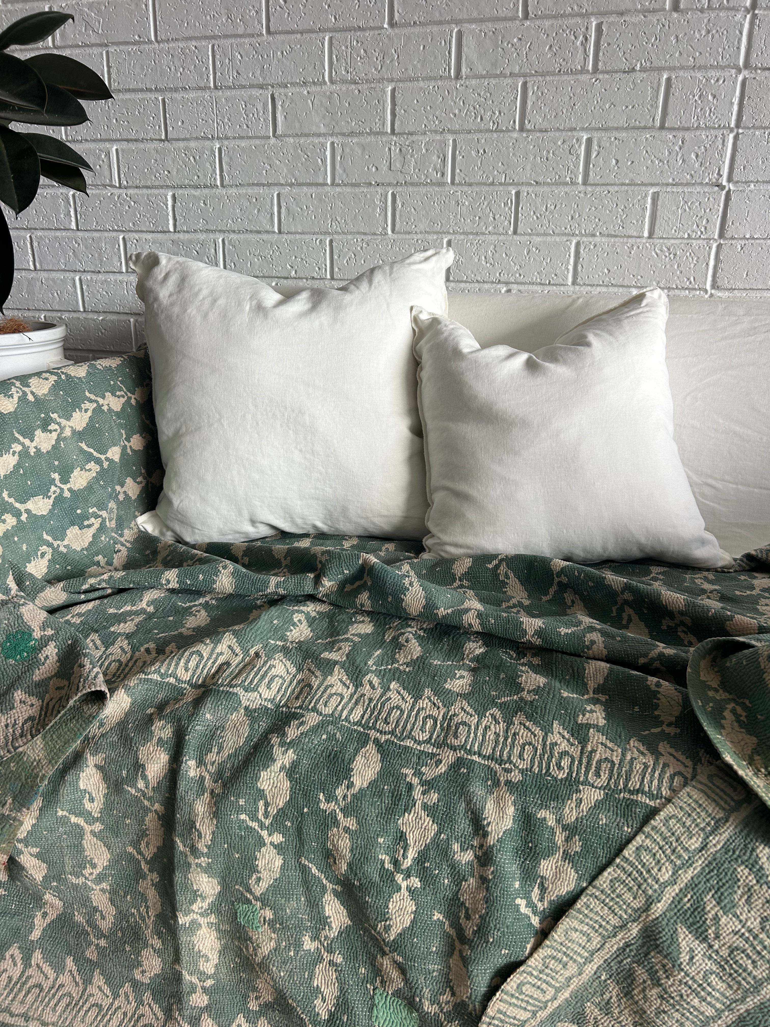 Vintage Kantha Quilt 5 - 136 x 203cm