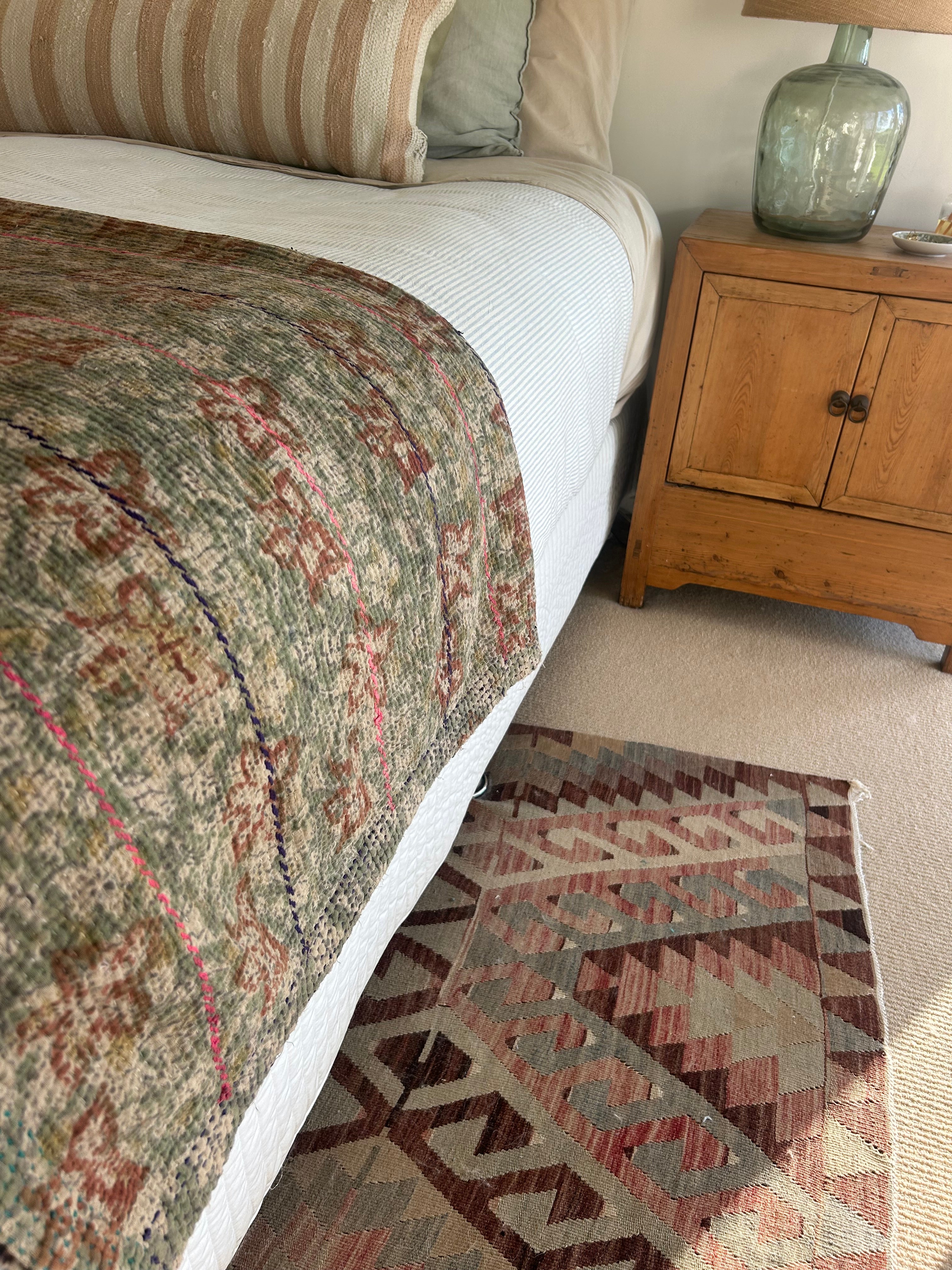 Vintage Kantha Quilt 4 - 145 x 219cm