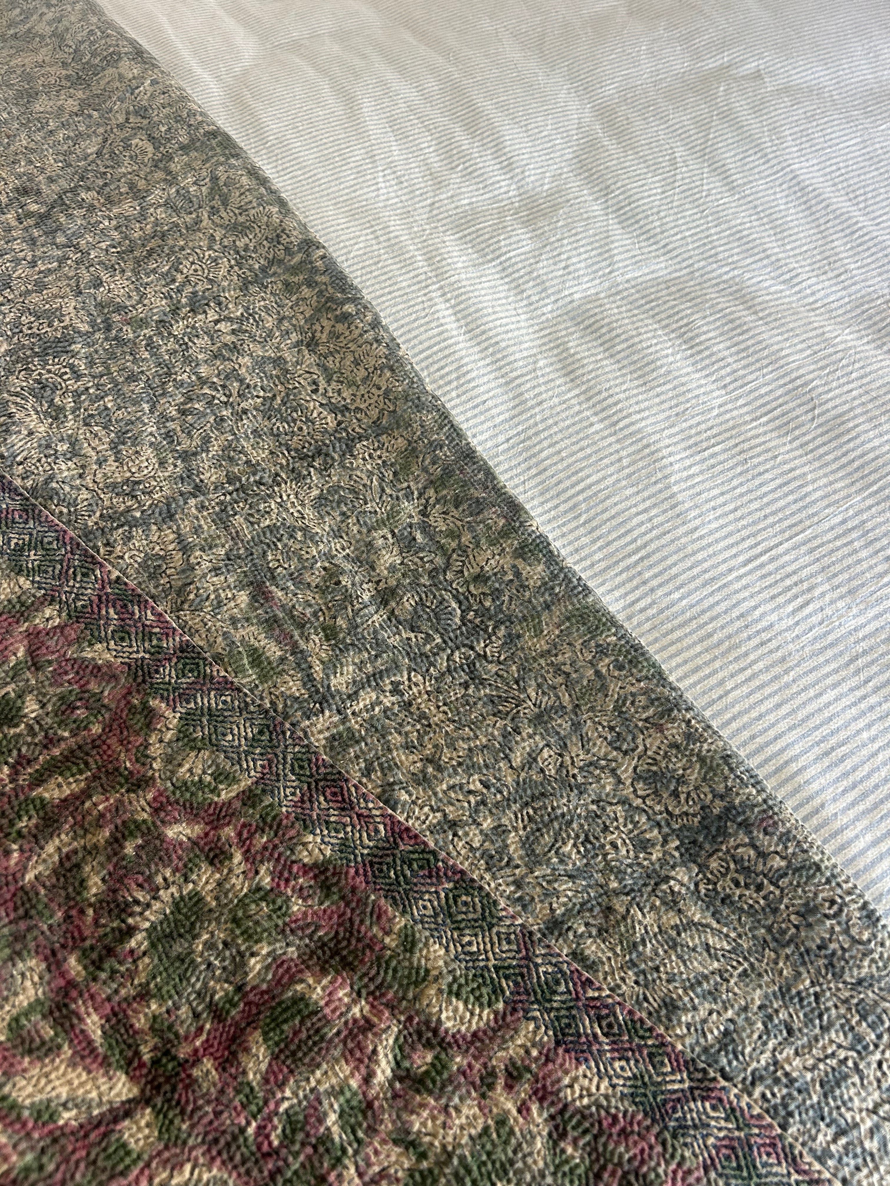 Vintage Kantha Quilt 1 - 123 x 184cm