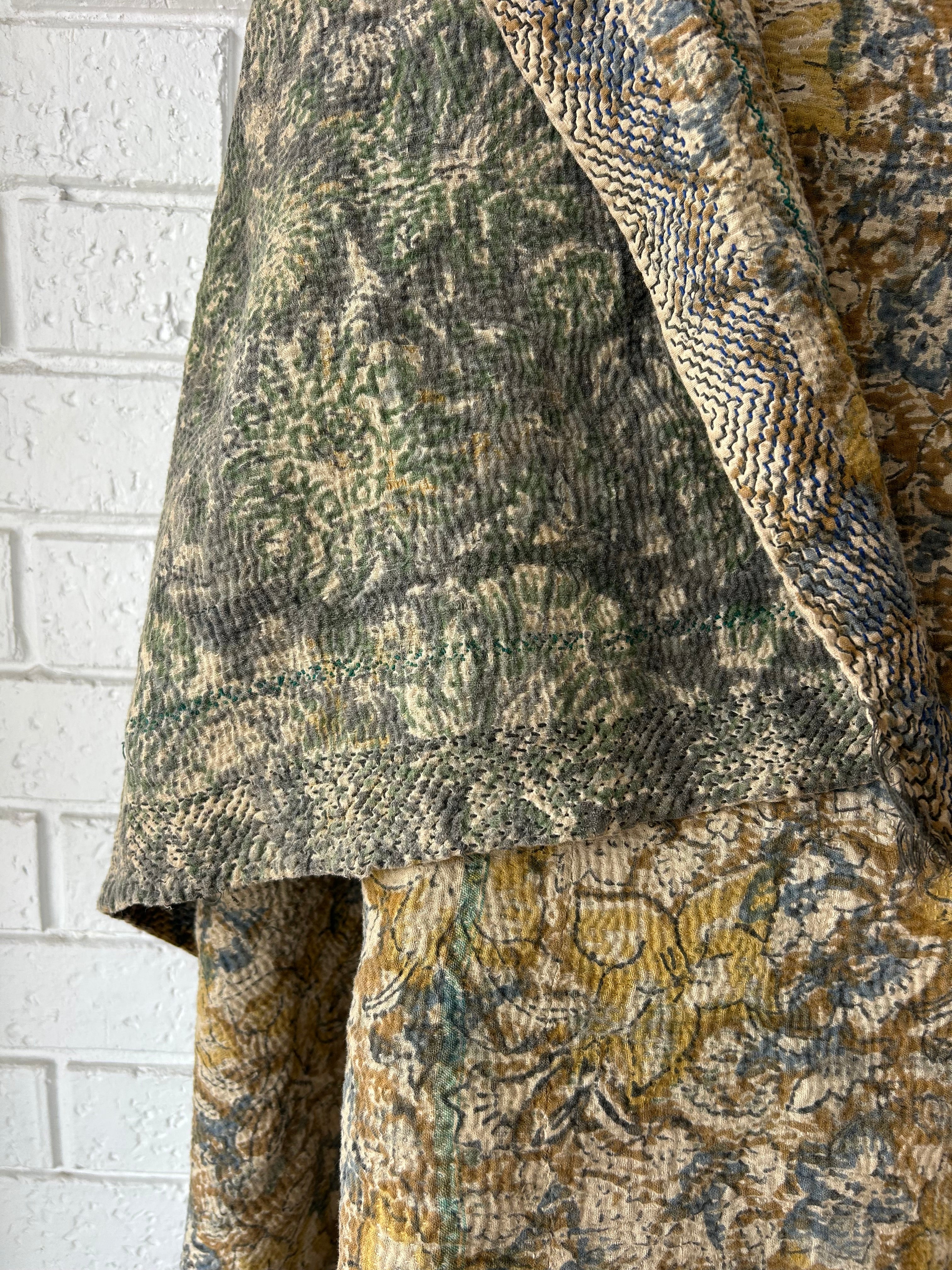 Vintage Kantha Quilt 2 - 130 x 196cm